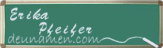 Erika Pfeifer Visitenkarte